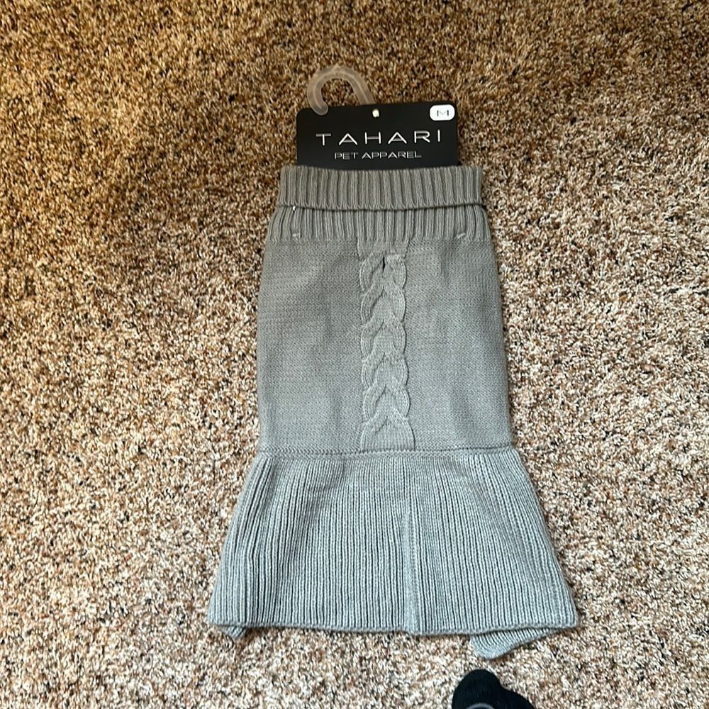 Grey Tahari dog dress Size Medium